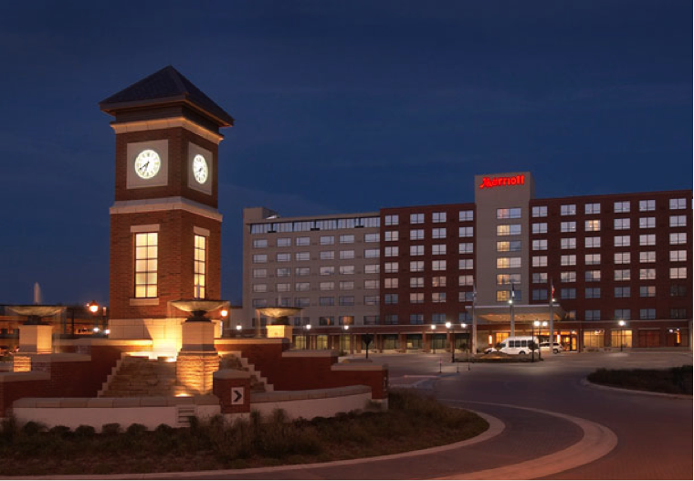 Front of Coralville Marriott